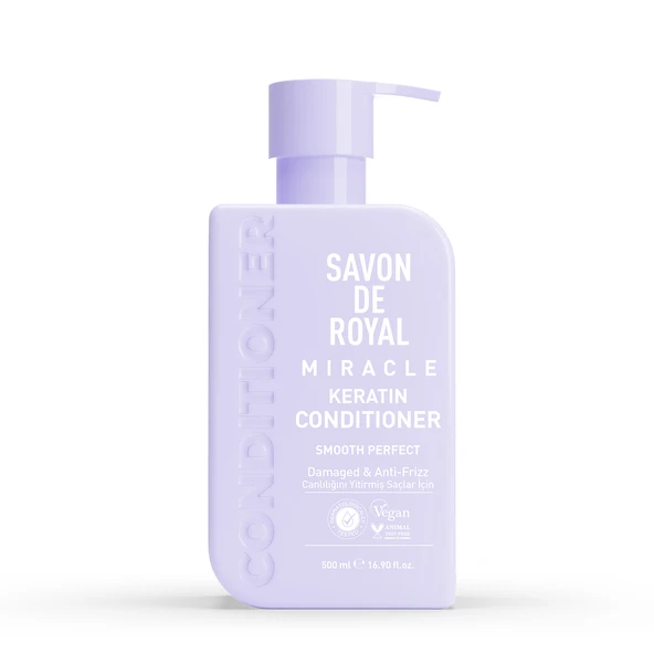 Savon De Royal - Kreatin Yağı - Canlılığını Yitirmiş Saçlar İçin Pürüssüz Etkili Saç Kremi 500 ml ürün görseli