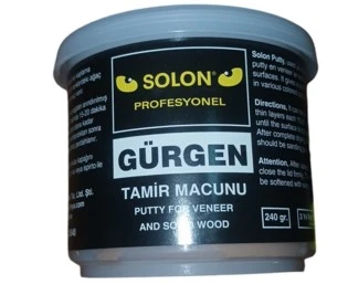5 Adet Çok Amaçlı Ahşap Parke Masa Sehpa Çizik Çok Amaçlı Tamir Dolgu Macunu Gürgen 240 Gr - 2