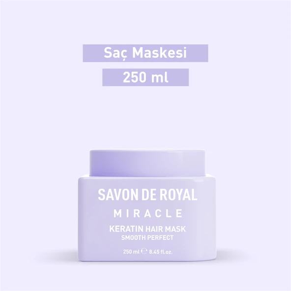 Savon De Royal - Kreatin Yağı - Canlılığını Yitirmiş Saçlar İçin Pürüssüz Etkili Saç Maskesi 250 ml - Resim 2