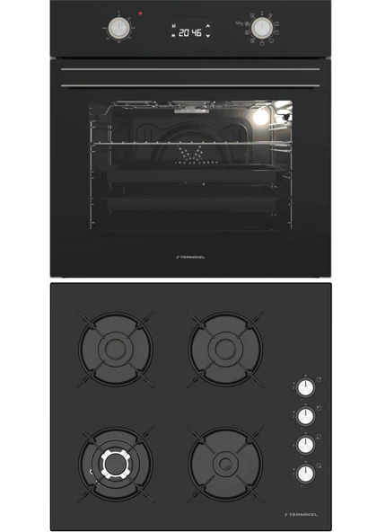 Termikel Ankastre Set (BO O6555C DB + BH P6194C B)