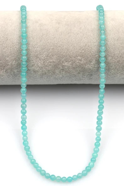 Amazonit (AA Kalite) Doğaltaş Dizi 4 mm Küre Kesim - Resim 2