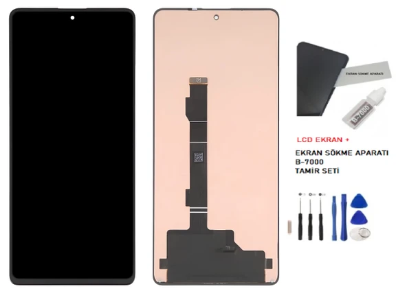 Tkgz - Tecno Camon 30 PRO Lcd Dokunmatik Ekran TFT Orijinal + B-7000 + TAMİR SETİ ürün görseli 1