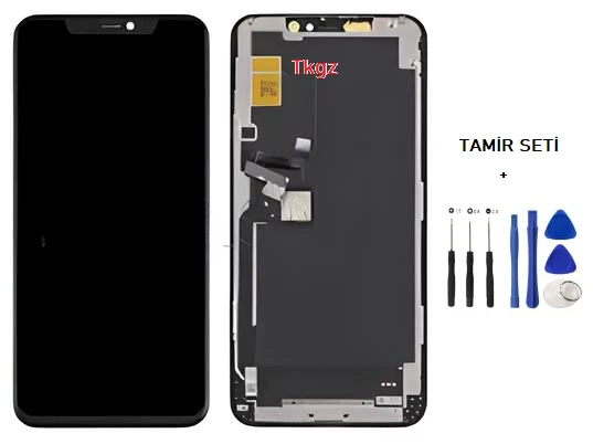Tkgz - iPhone 11 PRO MAX Uyumlu Lcd Ekran Dokunmatik Orijinal (JK MARKA) + TAMİR SETİ ürün görseli 1