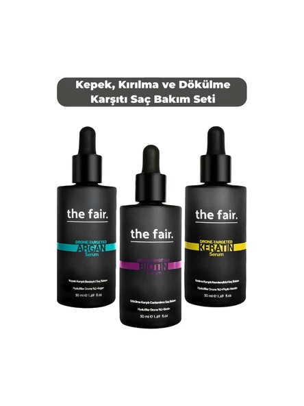 the fair. Dökülme Karşıtı+ Kırılma Karşıtı+ Kepek Önleyici Saç Serumu Seti-Back to Perfection ürün görseli 1
