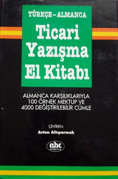 Türkçe - Almanca Ticari Yazışma El Kitabı ürün görseli 1