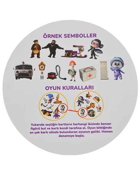 Maşa İle Koca Ayı Parigo Eşleştirme Oyunu - Resim 2