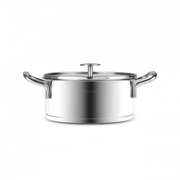 Karaca Vapor New Indüksiyon Tabanlı 6 Parça Midi Çelik Tencere Seti - 4