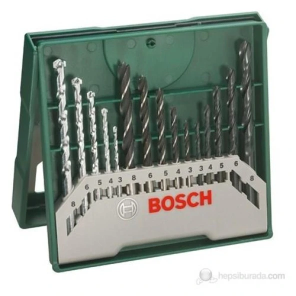Bosch X-Line 15 Parça Matkap Ucu Seti 2607019675 - 2