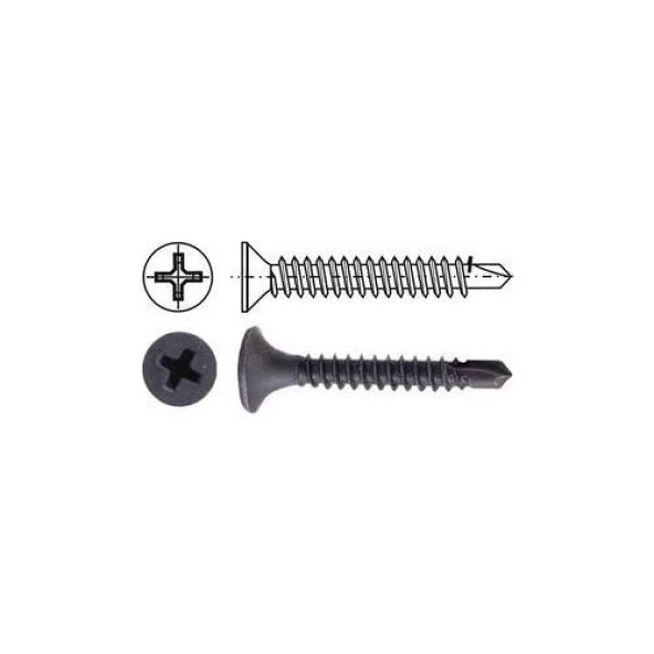 Meridyen Alçıpan Matkap Uçlu 3.5x45 500 Li Paket