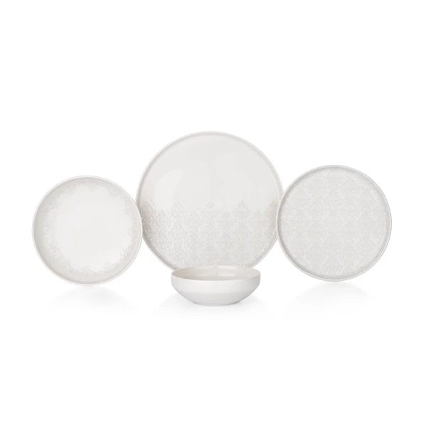 Schafer Dolce Yemek Takımı 24 Parça-Gri - 4