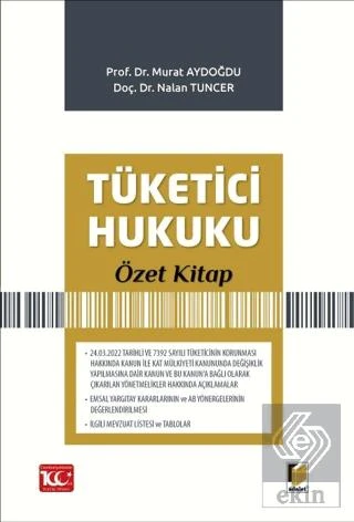 Tüketici Hukuku Özet Kitap