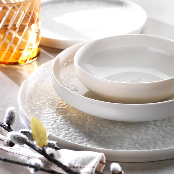 Schafer Dolce Yemek Takımı 24 Parça-Gri - 3