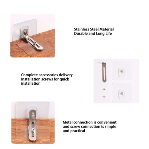 Kendinden Yapışkanlı Mobilya Sabitleme Aparatı - 5