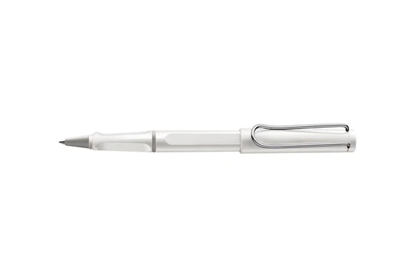 LAMY SAFARI ROLLER KALEM METAL KLIPS BEYAZ