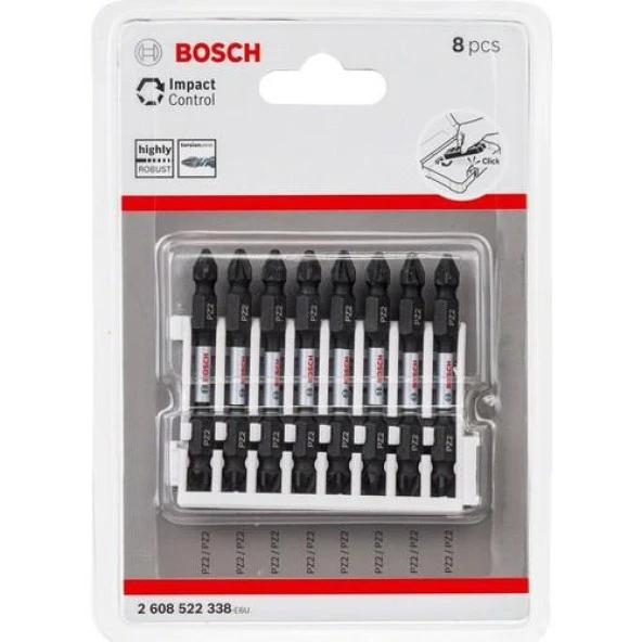 Bosch Impact Çift Taraflı Vidalama Uç Pz2 65mm 8Li - 2