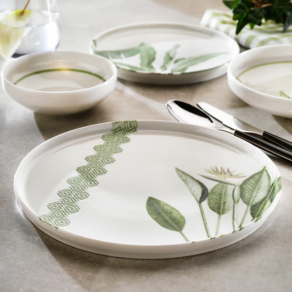 Schafer Dolce Yemek Takımı 24 Parça-Yeşil - 2
