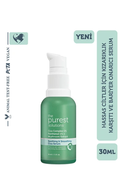 The Purest Solutions Hassas Ciltler için Kızarıklık Karşıtı Cica Serum 30 ml - 3
