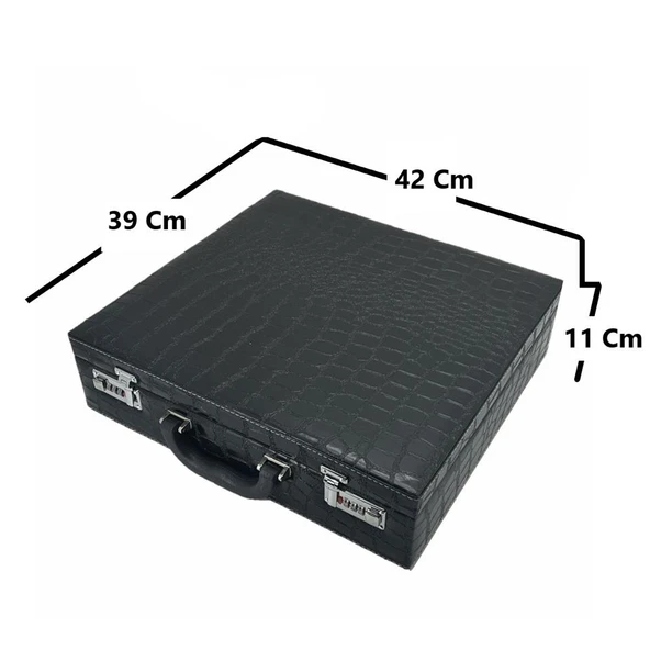 Kuyumcu Tespih Takı Taşıma Ve Saklama Çantası 44'lü Siyah - Resim 2