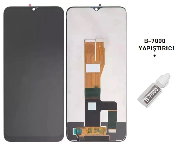 Tkgz - Oppo Realme C30 Uyumlu Lcd Ekran Dokunmatik Orijinal +B-7000