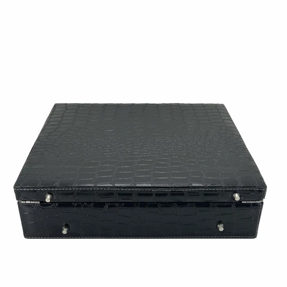 Kuyumcu Tespih Takı Taşıma Ve Saklama Çantası 44'lü Siyah - Resim 6