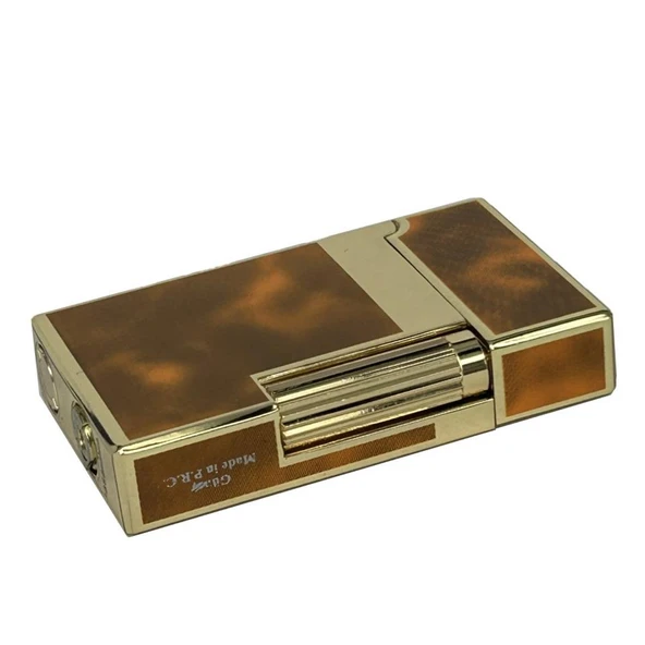 Vindiesel Dupont Tarz Gazlı Çakmak Turuncu - Resim 3