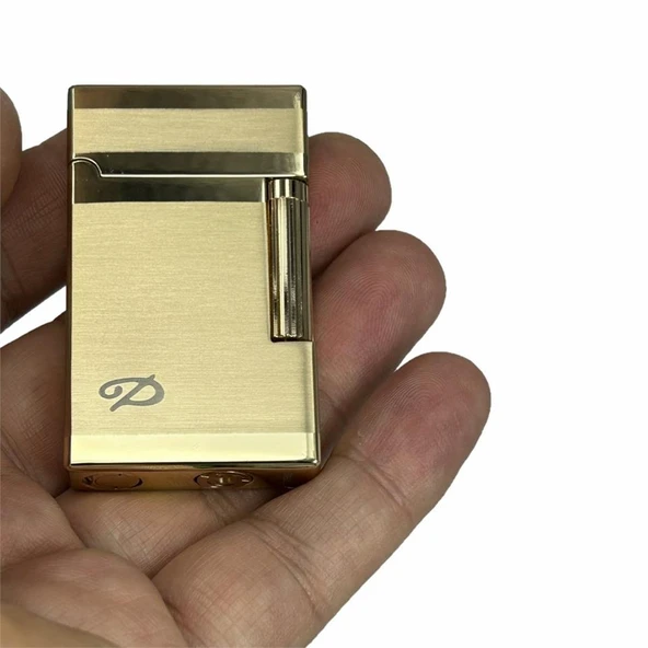 Vindiesel Dupont Tarz Gazlı Çakmak Altın - Resim 4