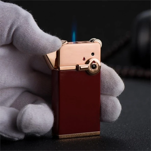 Torch Çift Fonksiyonlu Jet Çakmak Bordo - 3