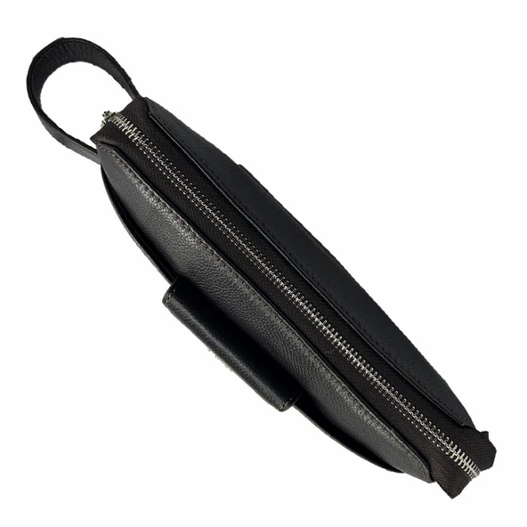 Diga Hakiki Deri 3006 Dopp Kit El Çantası Lacivert - 6