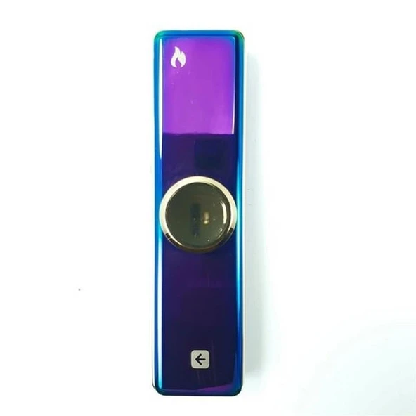 Çarklı Usb Sm680 Şarjlı Elektronik Çakmak Renkli - Resim 4