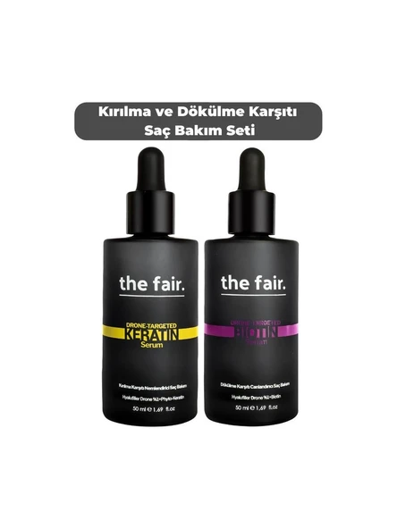 the fair. Dökülme ve Kırılma Karşıtı Vegan Saç Bakım Seti 100 ML ürün görseli 1
