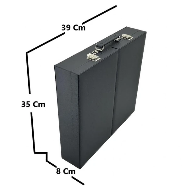 Kuyumcu Tespih Takı Taşıma Ve Saklama Çantası 31'li Siyah - Resim 4