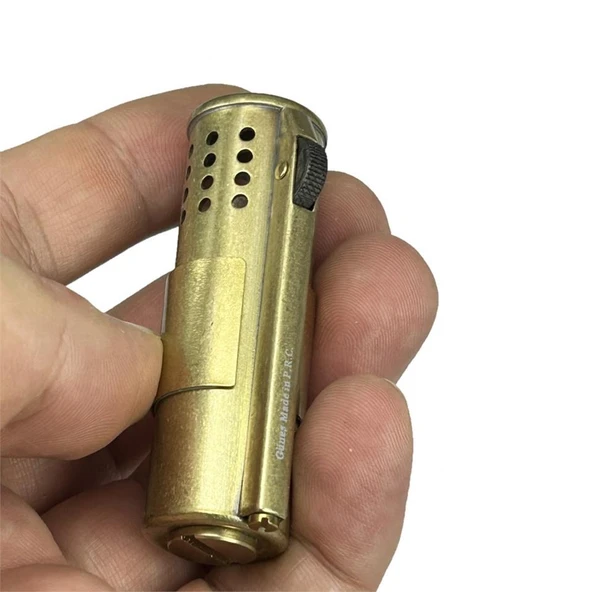 Vintage Benzinli Fişek Görünüm Muhtar Çakmağı - Resim 3