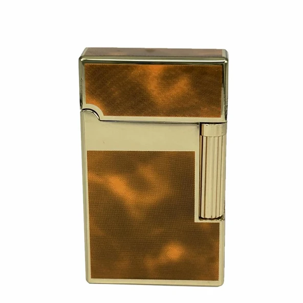 Vindiesel Dupont Tarz Gazlı Çakmak Turuncu - Resim 2