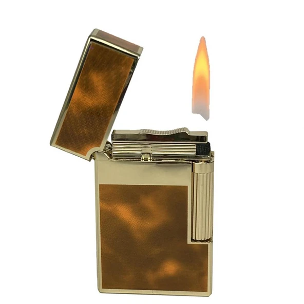 Vindiesel Dupont Tarz Gazlı Çakmak Turuncu ürün görseli 1