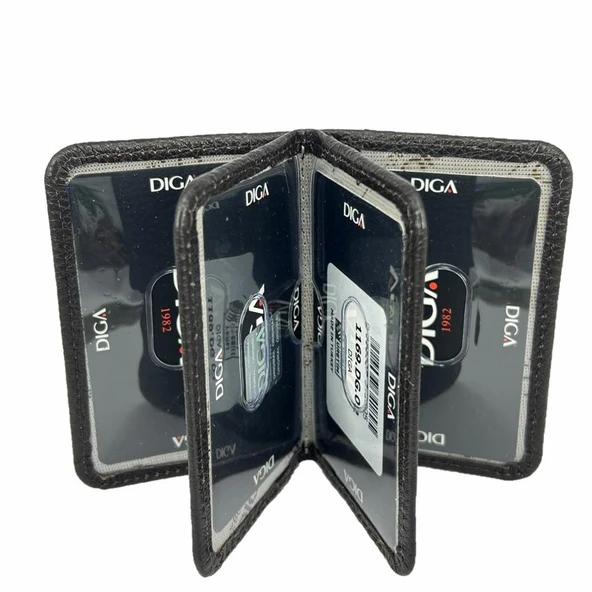Diga 1169 Hakiki Deri Minimal Kartlık Kahve - 5