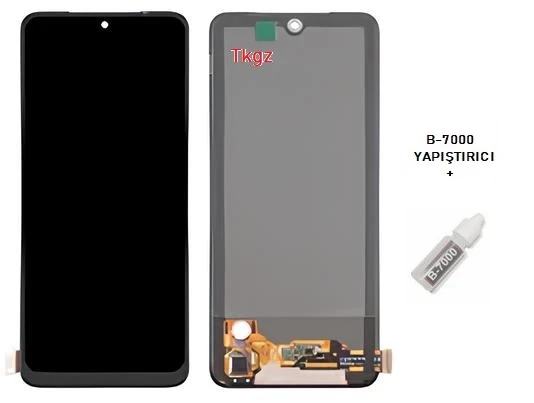 Tkgz - Xiaomi Redmi NOTE 10S Uyumlu Lcd Ekran Dokunmatik Orijinal OLED + B-7000