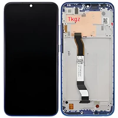 Tkgz - Xiaomi Redmi NOTE 8 Uyumlu Lcd Ekran Dokunmatik Orijinal ÇITALI MAVİ