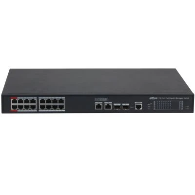 DAHUA S4220-16GT-240 16 PORT 16XGE-2XGE-2XGE/SFP YÖNETİLEBİLİR 240W POE SWİTCH - 2