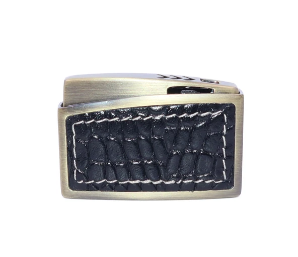 Honest Mum Alev Çakmak Siyah Deri - Bronz - Resim 6