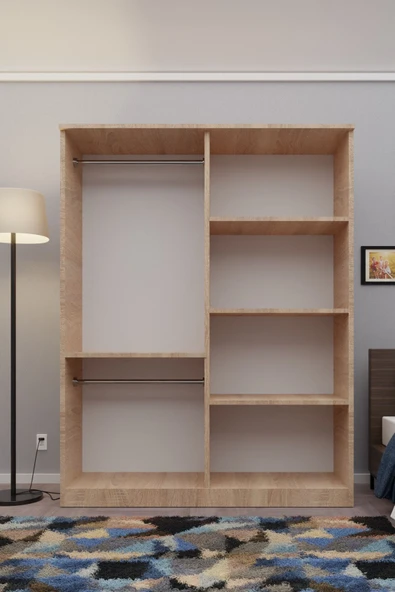 Metalia GM 055 Hayal 4 Kapılı Aynasız Sonomo Gardırop - 3