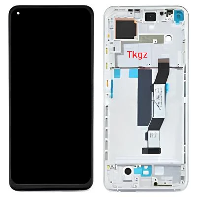 Tkgz - Xiaomi Mİ 10T PRO Uyumlu Lcd Ekran Dokunmatik Orijinal ÇITALI GÜMÜŞ