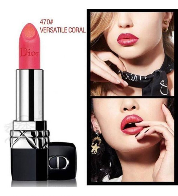 Dior Double Rouge Refill 470 Versatile Coral ürün görseli