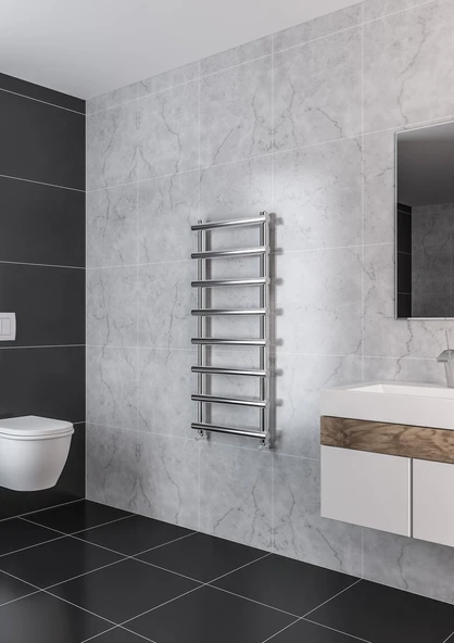 Warma Chios Çelik Dizayn Krom Havlupan 600x1150 ürün görseli