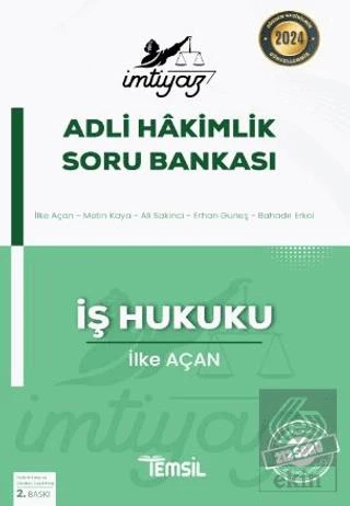 İmtiyaz Adli Hakimlik Soru Bankası İş Hukuku - 3