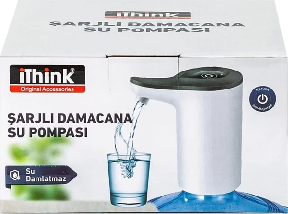 i'think Otomatik Şarjlı Damacana Su Pompası Wp-100 - 6