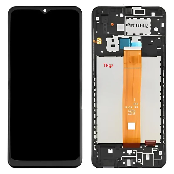 Samsung Galaxy A02  - SM-A022F Uyumlu Lcd Ekran Dokunmatik SERVİS Orijinali ÇITALI
