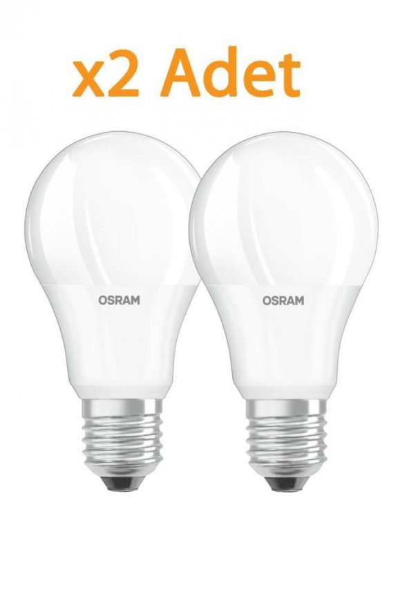 Osram 60W  Işığı Ayarlanabilir Tasarruflu Led Ampul Sarı Işık E27 - 2 Adet