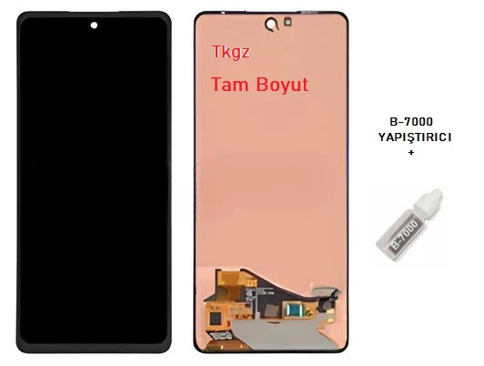 Samsung Galaxy A72 - SM-A725 Uyumlu Lcd Ekran Dokunmatik SERVİS Orijinali + B-7000 ürün görseli 1