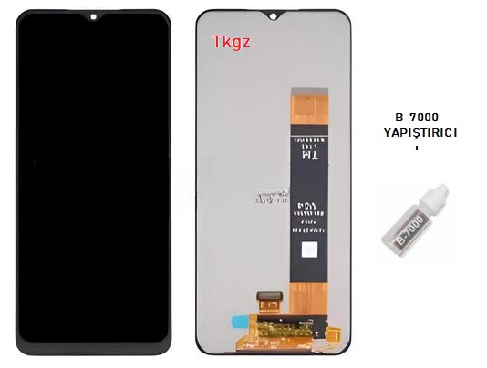 Samsung Galaxy A13  - SM-A135 Uyumlu Lcd Ekran Dokunmatik SERVİS Orijinali + B-7000