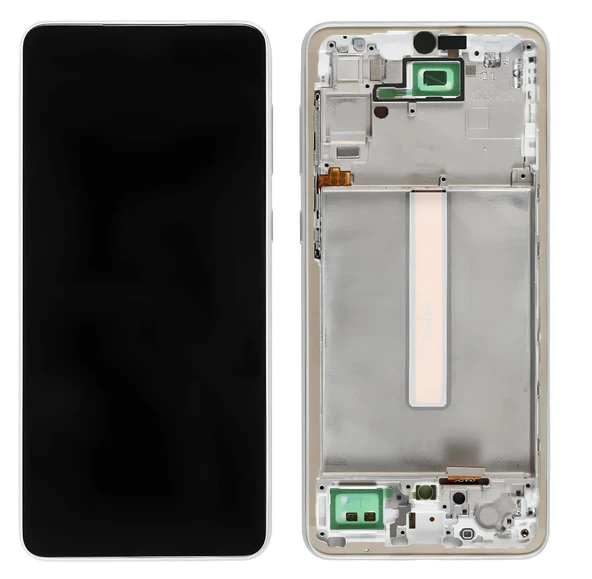 Samsung Galaxy A33 5G SM-A336 Uyumlu Lcd Ekran Dokunmatik SERVİS Orijinali ÇITALI BEYAZ ürün görseli 1